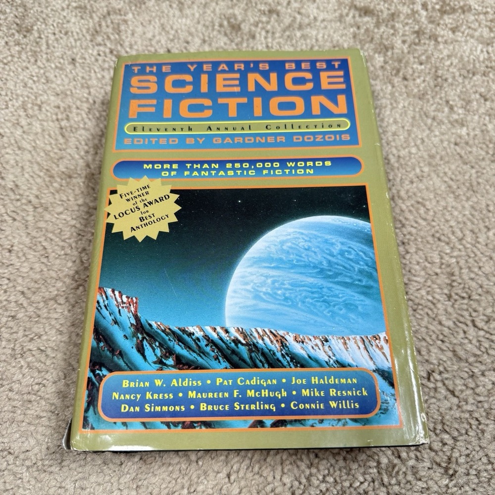 The Year's Best Science Fiction Gardner Dozois 1994 Hardcover 11th Annual Book